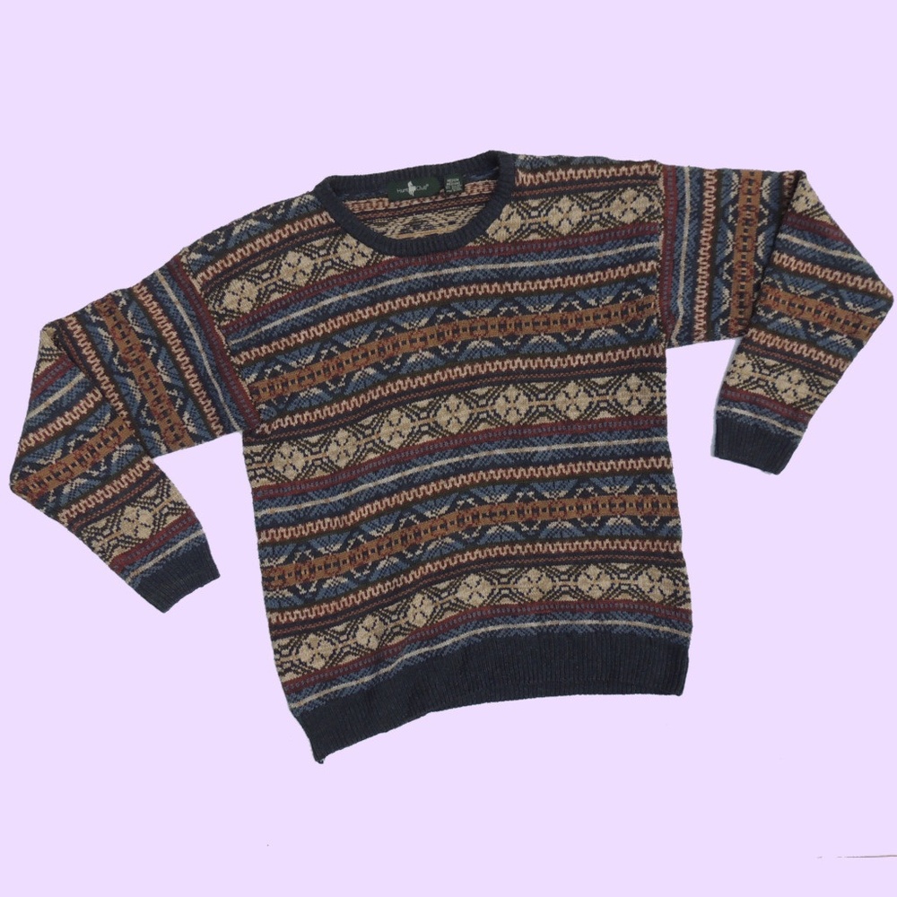 Vintage Patterned Sweater